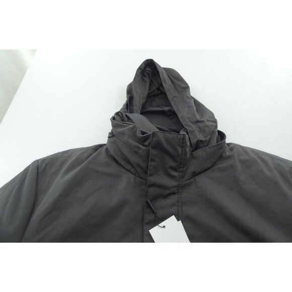 $395 Calvin Klein Extreme Slim Fit Raincoat Parka Black Men's 44 Reg - Picture 9 of 12
